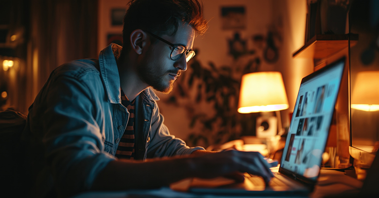 Animated Social Media Post